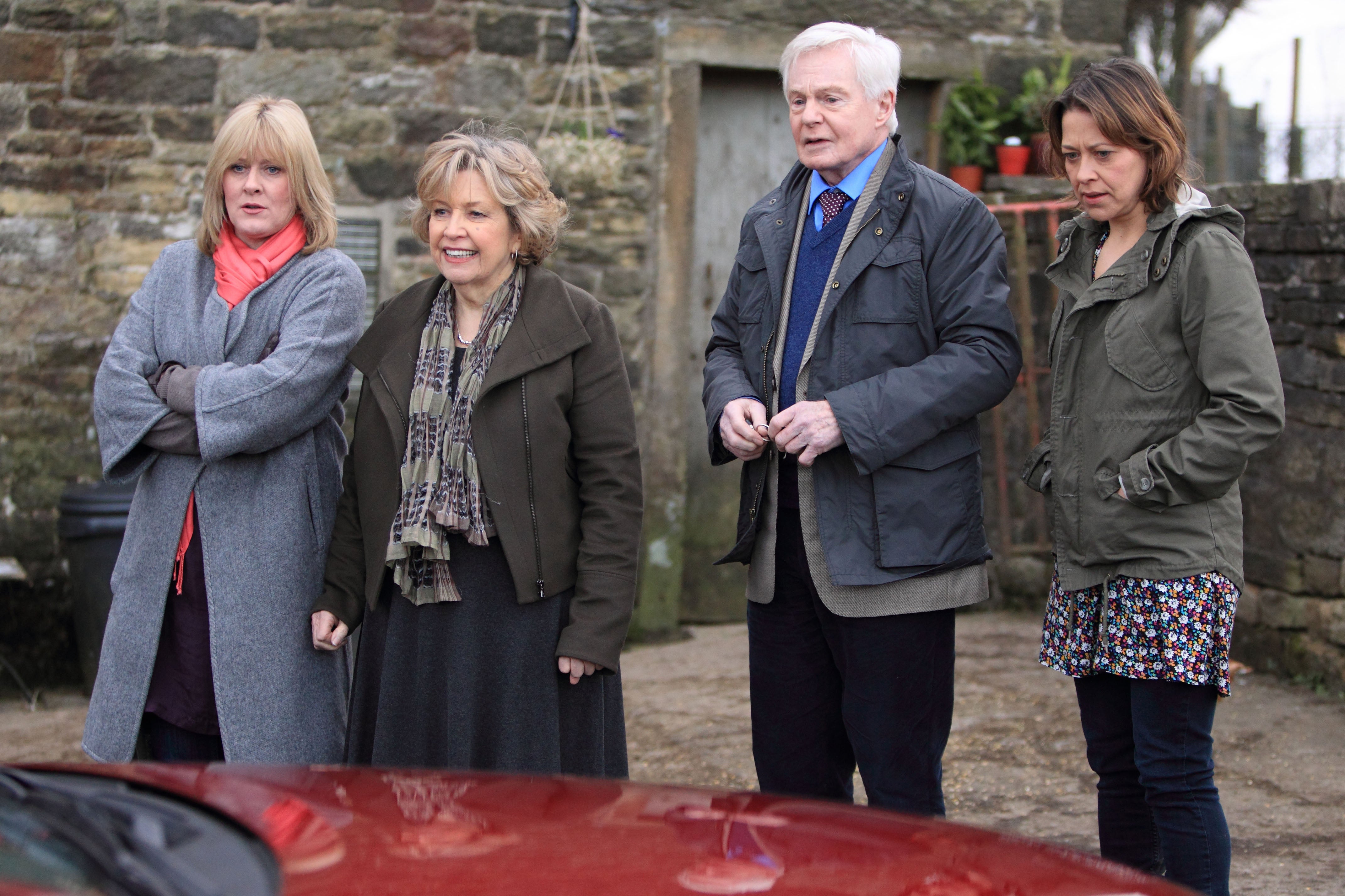 Walker as Gillian in ‘Last Tango in Halifax’, a loveable, sweary loudmouth