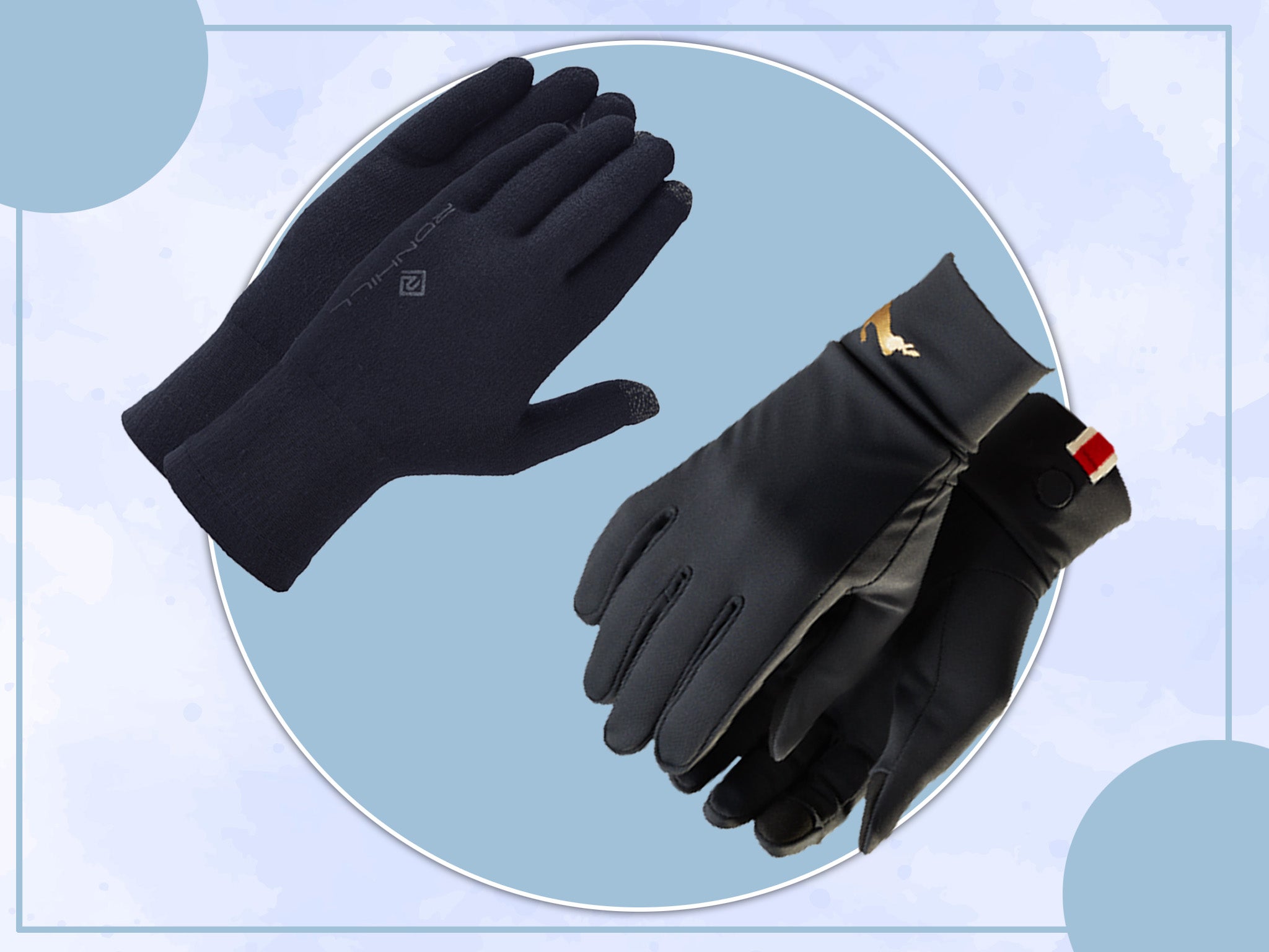 Head Women’s Hybrid Glove Balck Size Medium Cold Weather Runner 