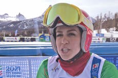 Iranian skier makes appeal for women's rights in her country