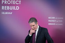 Keir Starmer risks being outflanked by the Tories, Labour left-wingers warn 