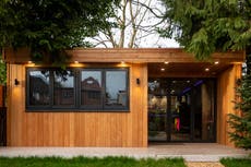 Family builds Las Vegas-themed pub in back garden as lockdown project