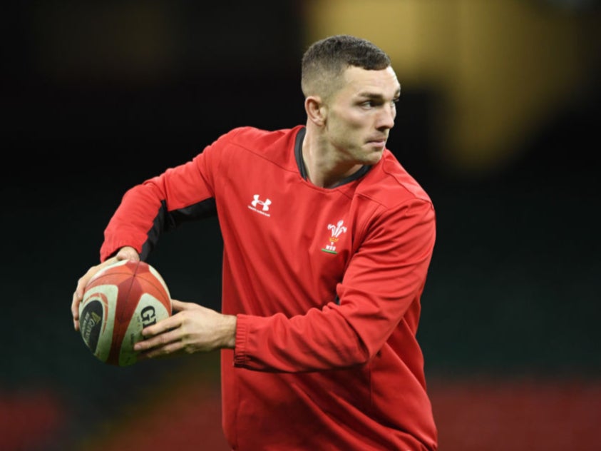 George North in training