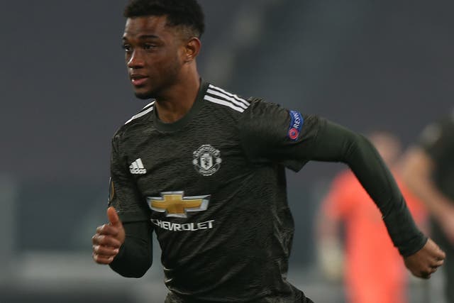 Manchester United winger Amad Diallo