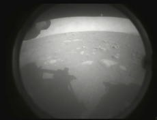 Nasa reveals first picture from historic Mars rover landing