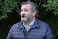 ‘I was trying to be a dad’: Ted Cruz jeered by protesters on return to Texas as he admits Mexico trip was ‘obvious mistake’