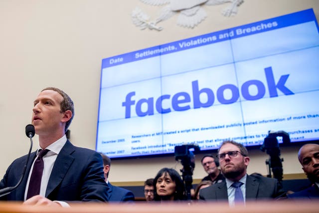 <p>File image:  Facebook is involved in a bitter battle with the Australian government over paying for the news content by Australian news organisations     </p>