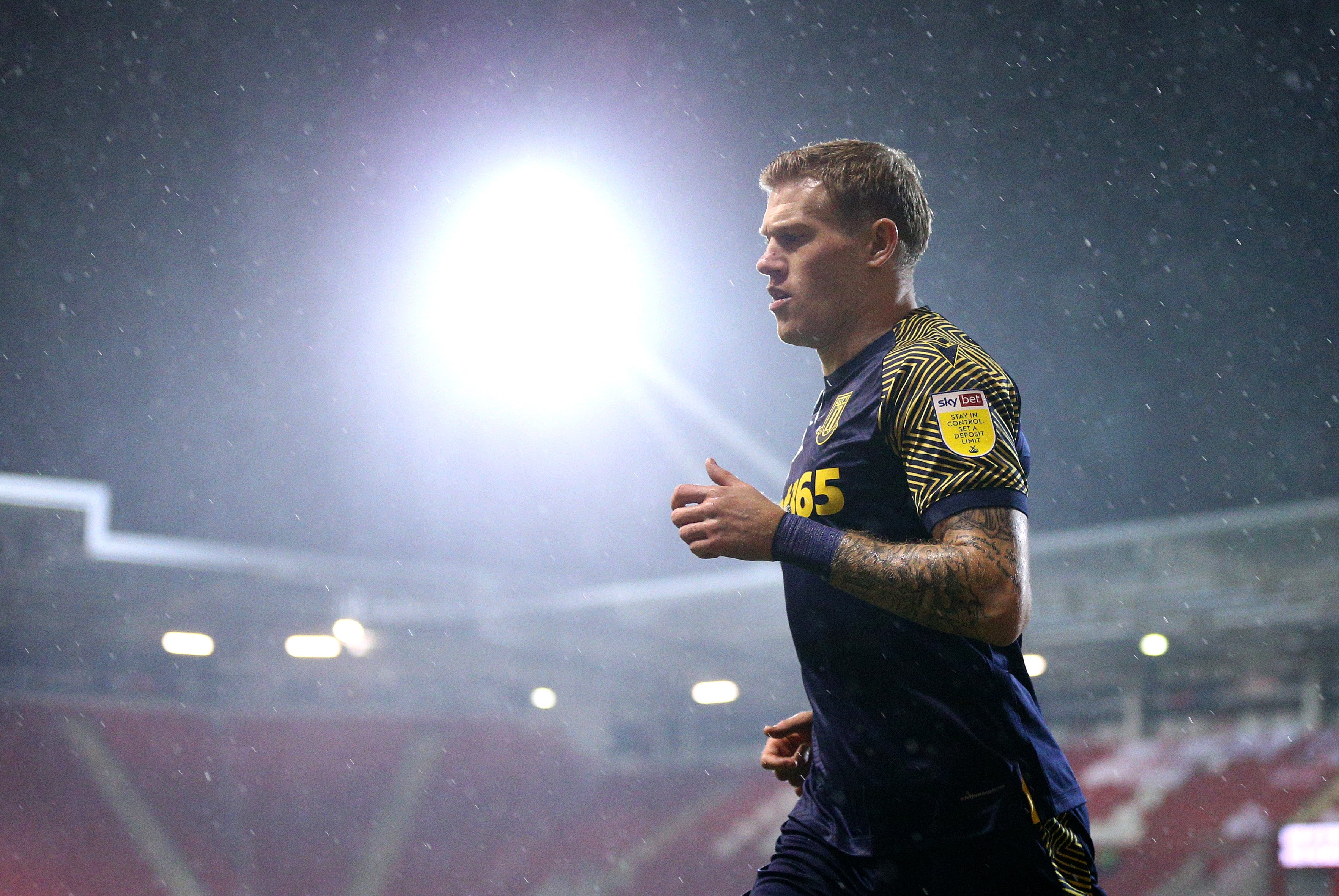 James McClean in action for Stoke City