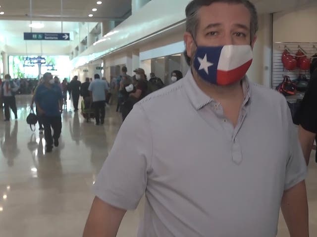 <p> Cruz itió haber cometido un error solo después de que su viaje se interrumpiera el jueves por la tarde, después de haber despegado de Houston el miércoles por la noche  </p>