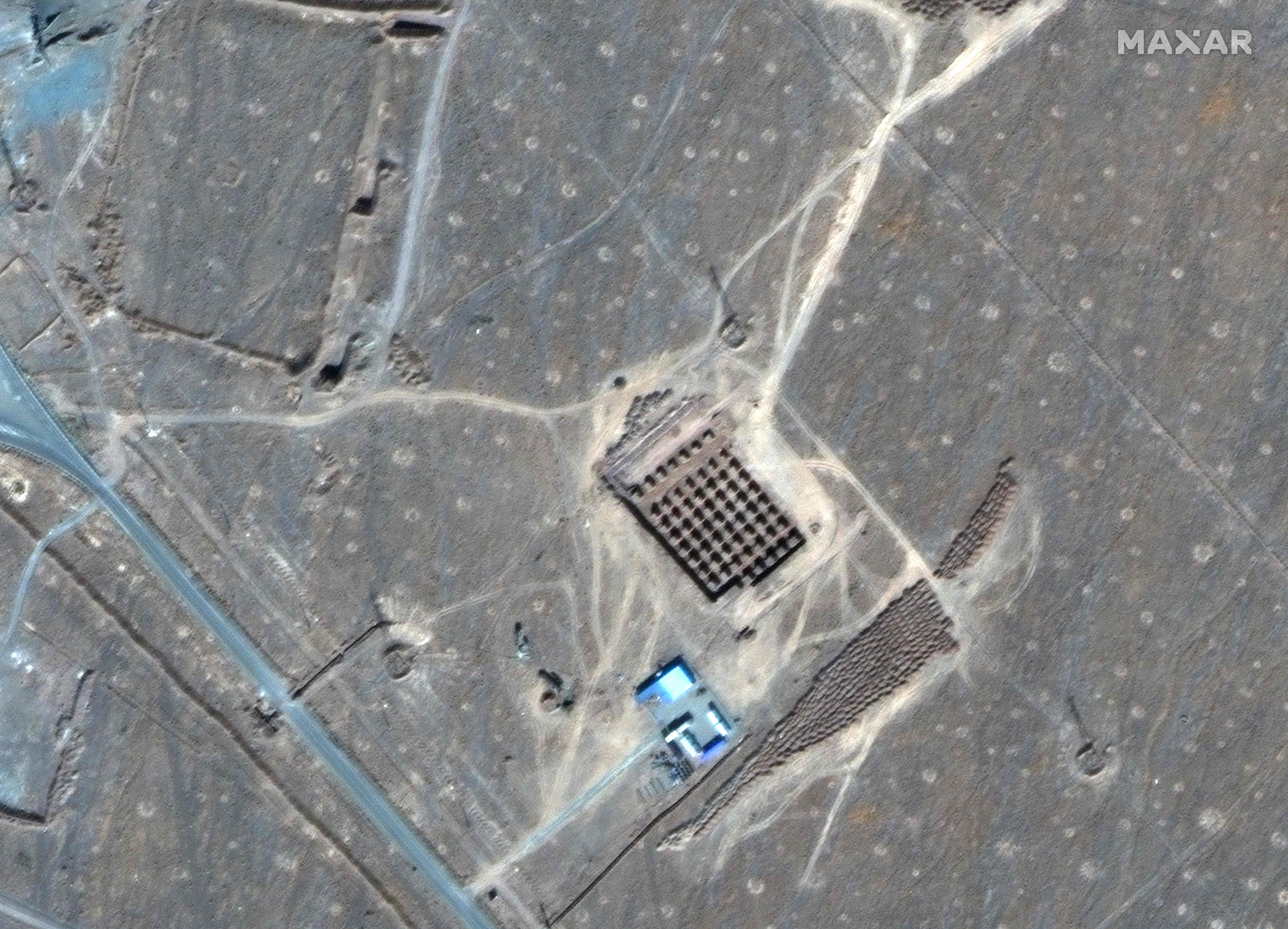 A satellite image of Fordow Fuel Enrichment Plant (FFEP)