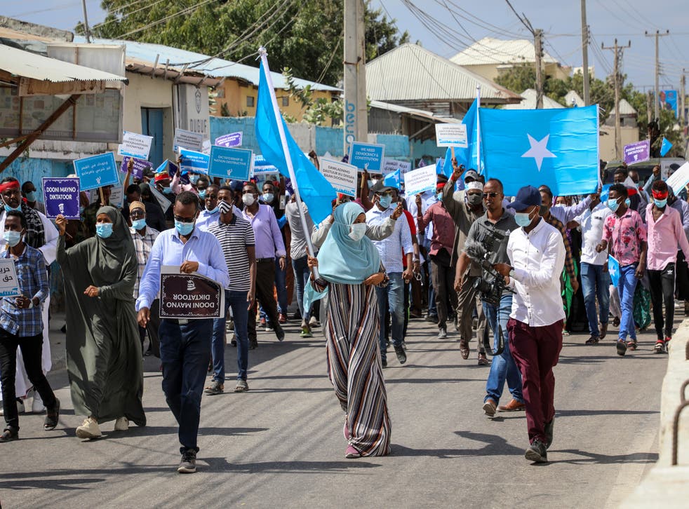Somalia Election Protest