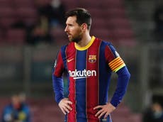 Lionel Messi: Man City deny they are in negotiations with Barcelona star