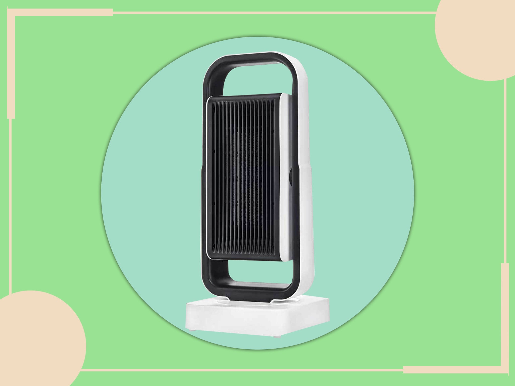 The heater can be controlled from your phone and has 3D air circulation