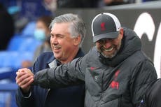 It could be ‘right time’ for Everton to play Liverpool, Carlo Ancelotti claims