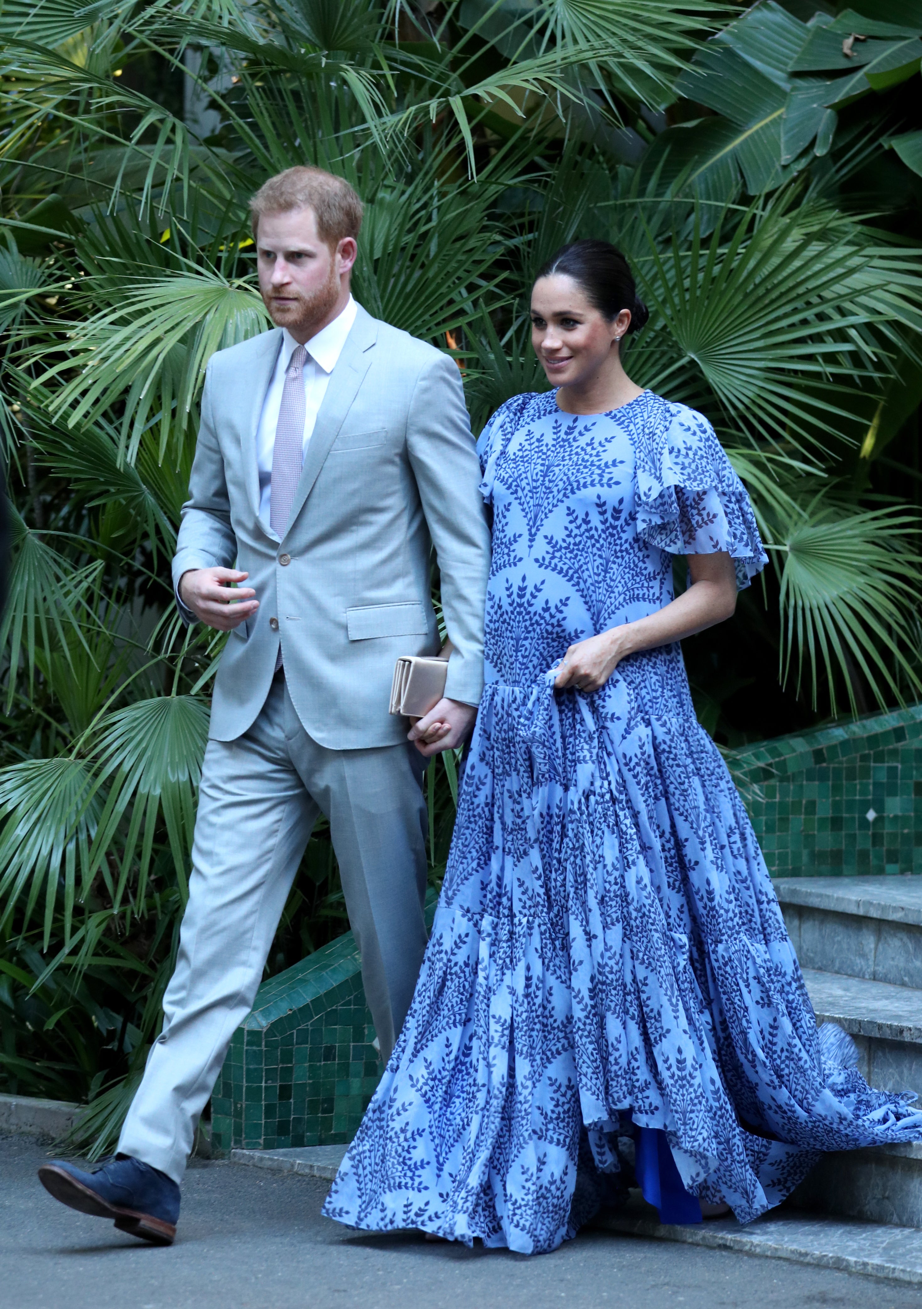 Meghan wears Carolina Herrera in Morocco