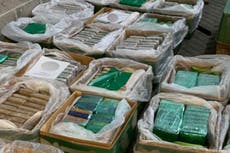 ‘Step away from the bananas’: £184m worth of cocaine seized in banana shipment