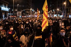 Spain sees fourth night of unrest over imprisonment of rapper