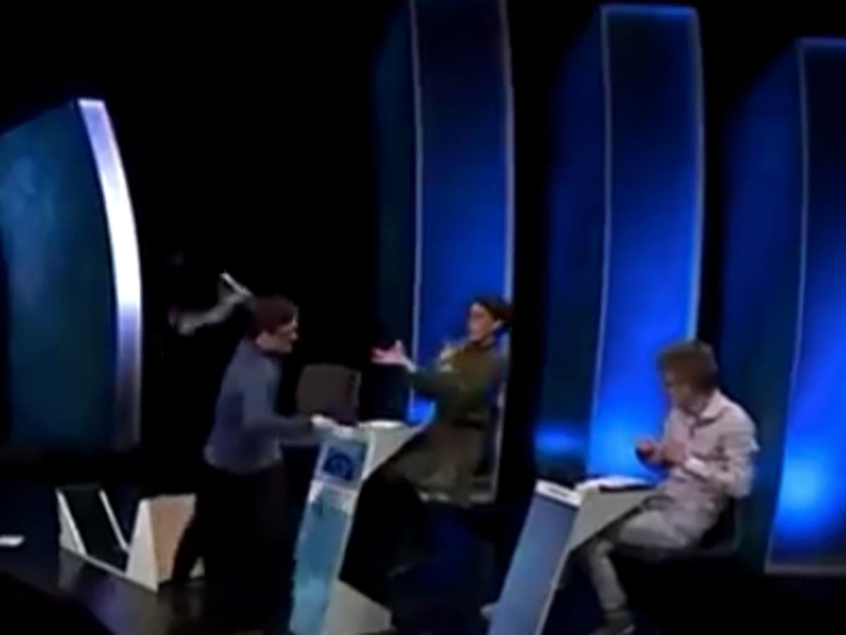University Challenge contestant in Iceland flies into &lsquo;unnerving&rsquo; rage after losing show