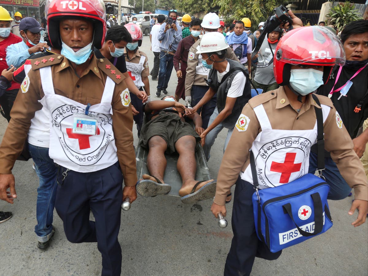 Two Killed In Myanmar Protests The Independent