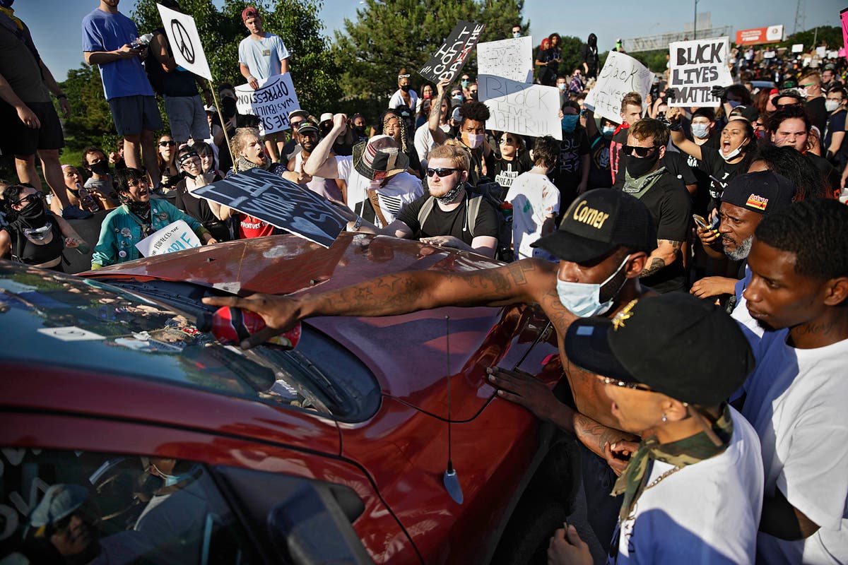 New legislation would protect drivers who hit protestors demonstrators