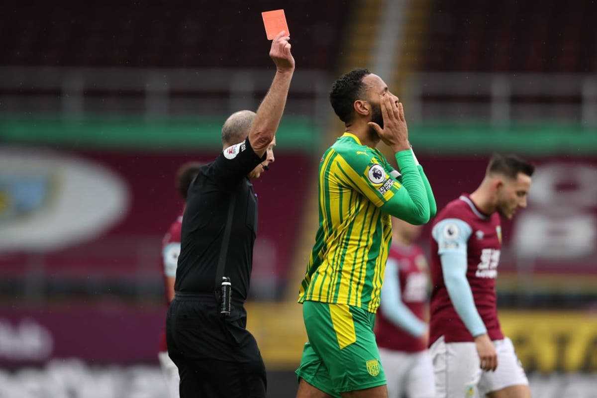 Burnley held by 10-man West Brom in stalemate at the bottom