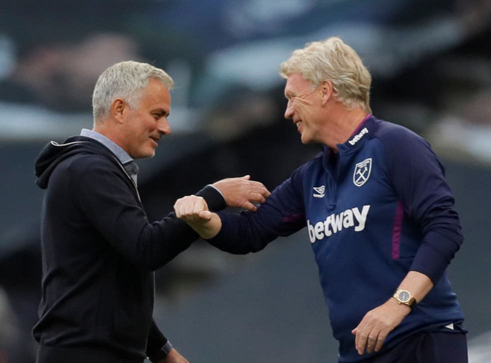<p>Jose Mourinho meets David Moyes in a crucial London derby</p>