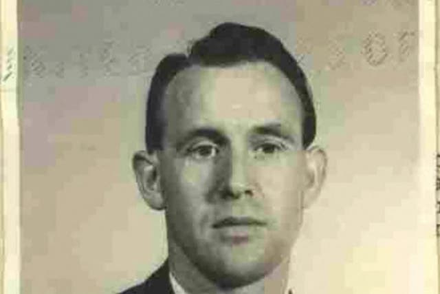 <p>A photograph of Friedrich Karl Berge in 1959, the year he moved to the US</p>