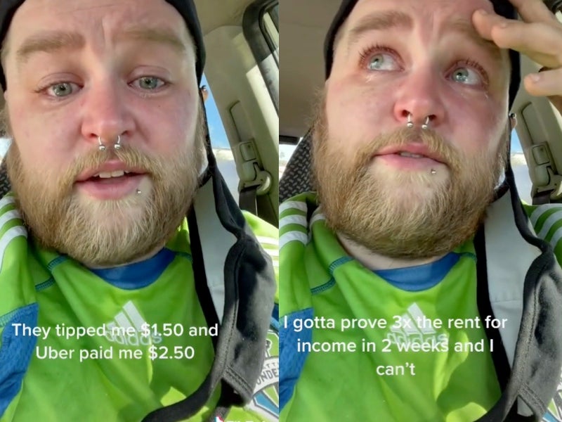 UberEats driver tearfully calls out customers who don’t tip