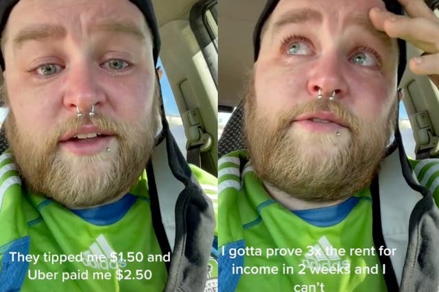 UberEats driver tearfully calls out customers who don’t tip 