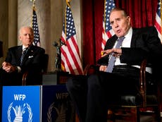 Bob Dole visited by Biden after announcing cancer diagnosis