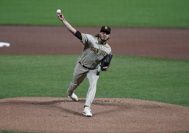 El lanzador titular de los Padres de San Diego, Dinelson Lamet.