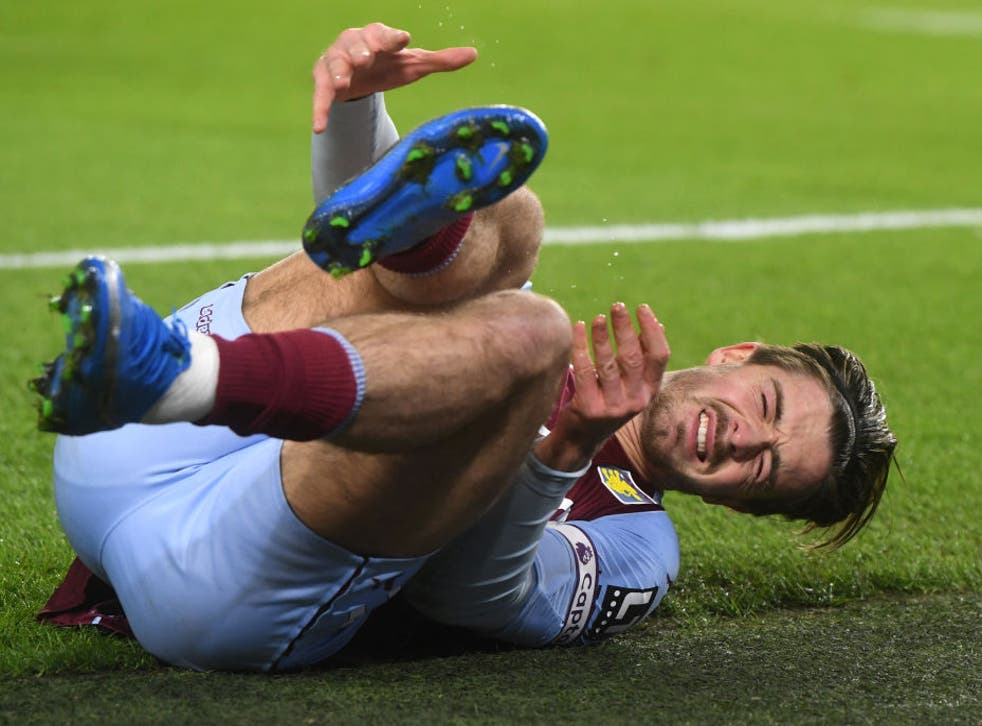 <p>Jack Grealish has been out for several weeks with a shin injury</p>
