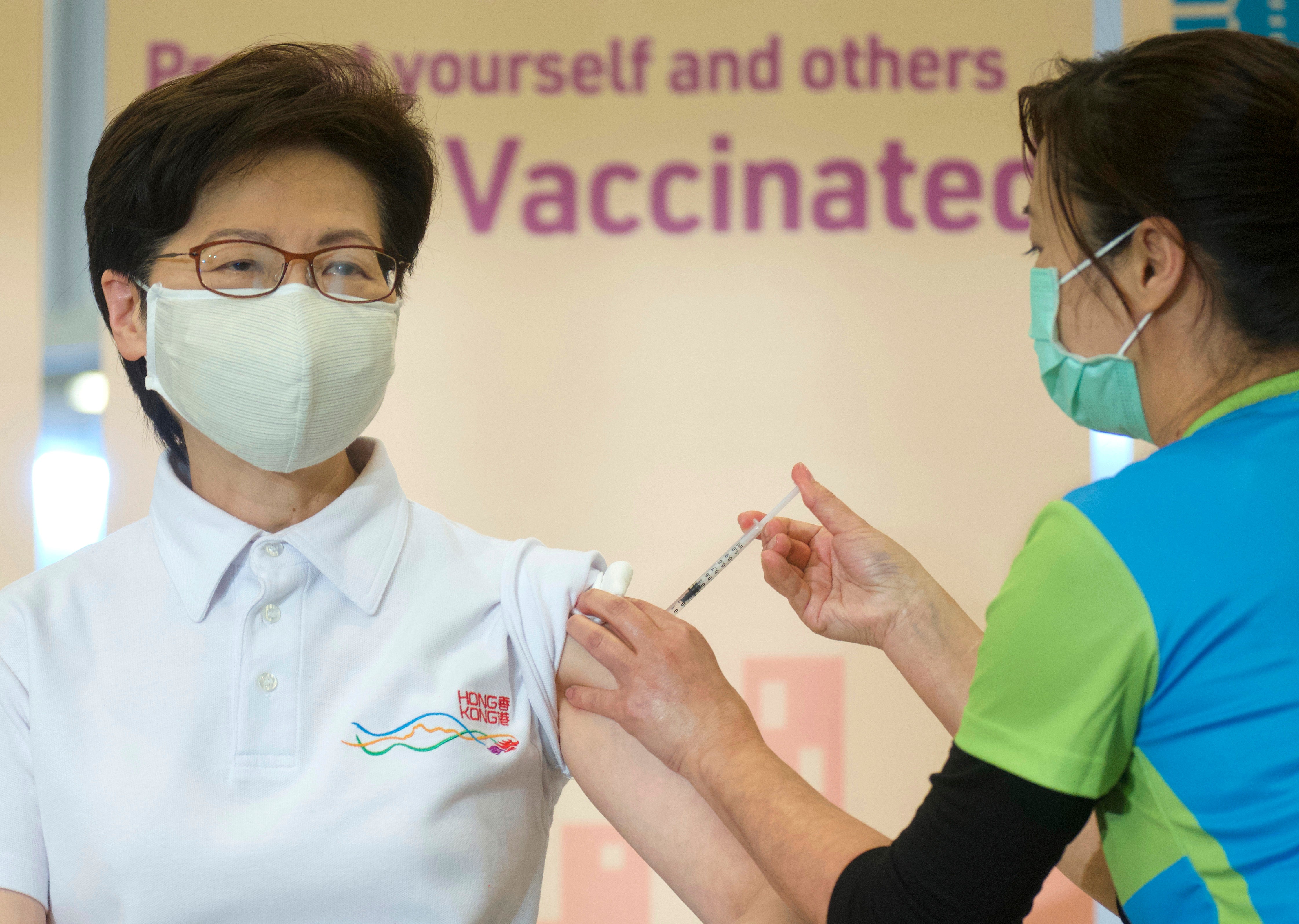 Virus Outbreak Hong Kong Carrie Lam