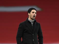 Mikel Arteta expects changes as Arsenal switch focus to Europa League as top four hopes fade 