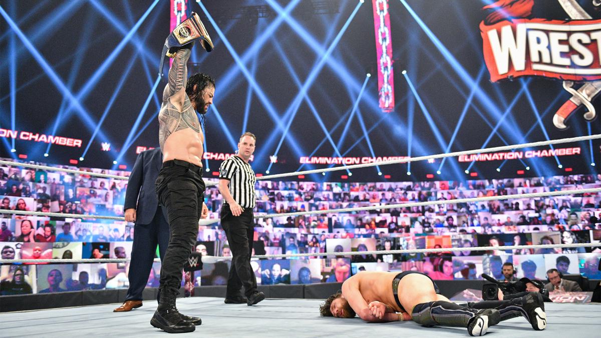 Roman Reigns made short work of Daniel Bryan with the Universal title on the line