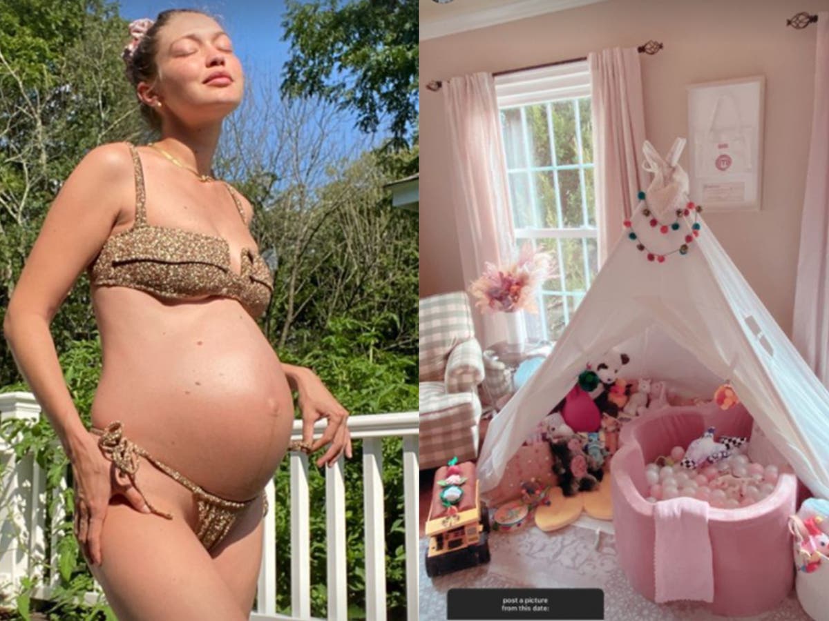 Gigi Hadid shares new photos from pregnancy and offers glimpse at daughter’s playroom