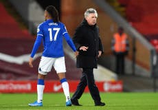 Carlo Ancelotti targets European places for Everton after derby win over Liverpool