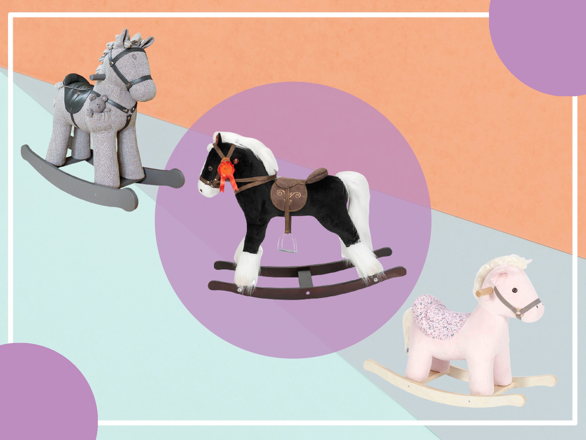 Rocking horses are great for developing balance, coordination, gross motor skills and sparking children’s imaginations