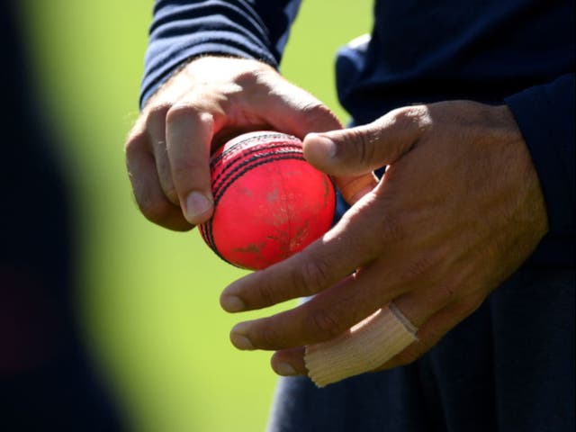 <p>England train with the pink ball</p>