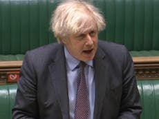 Covid news - live: Boris Johnson reveals UK lockdown roadmap as ‘life may be back to normal by 21 June’