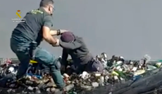 Europe-bound migrants found among recycling glass, toxic ash