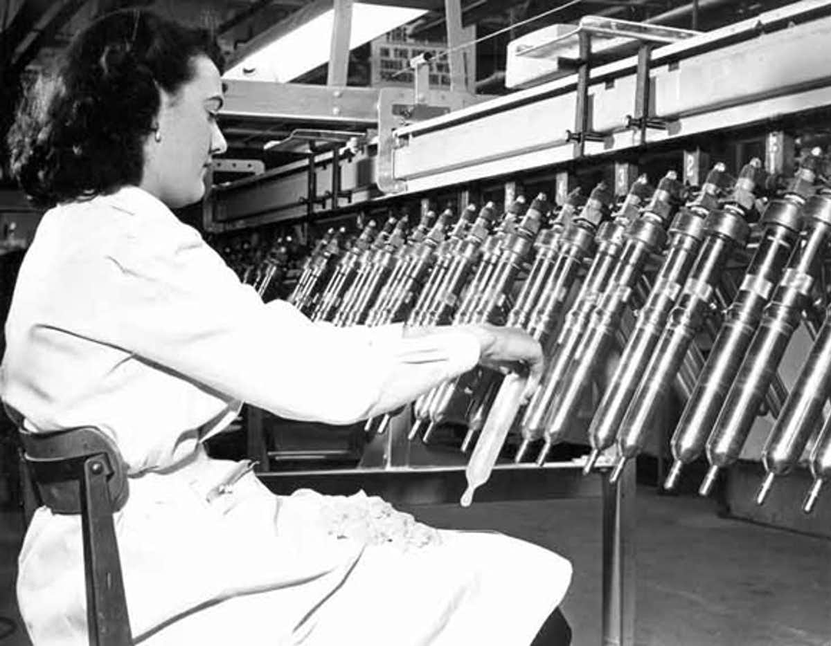 Electronic testing in the 1950s