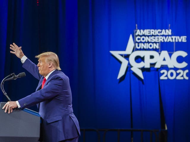 Donald Trump en CPAC 2020