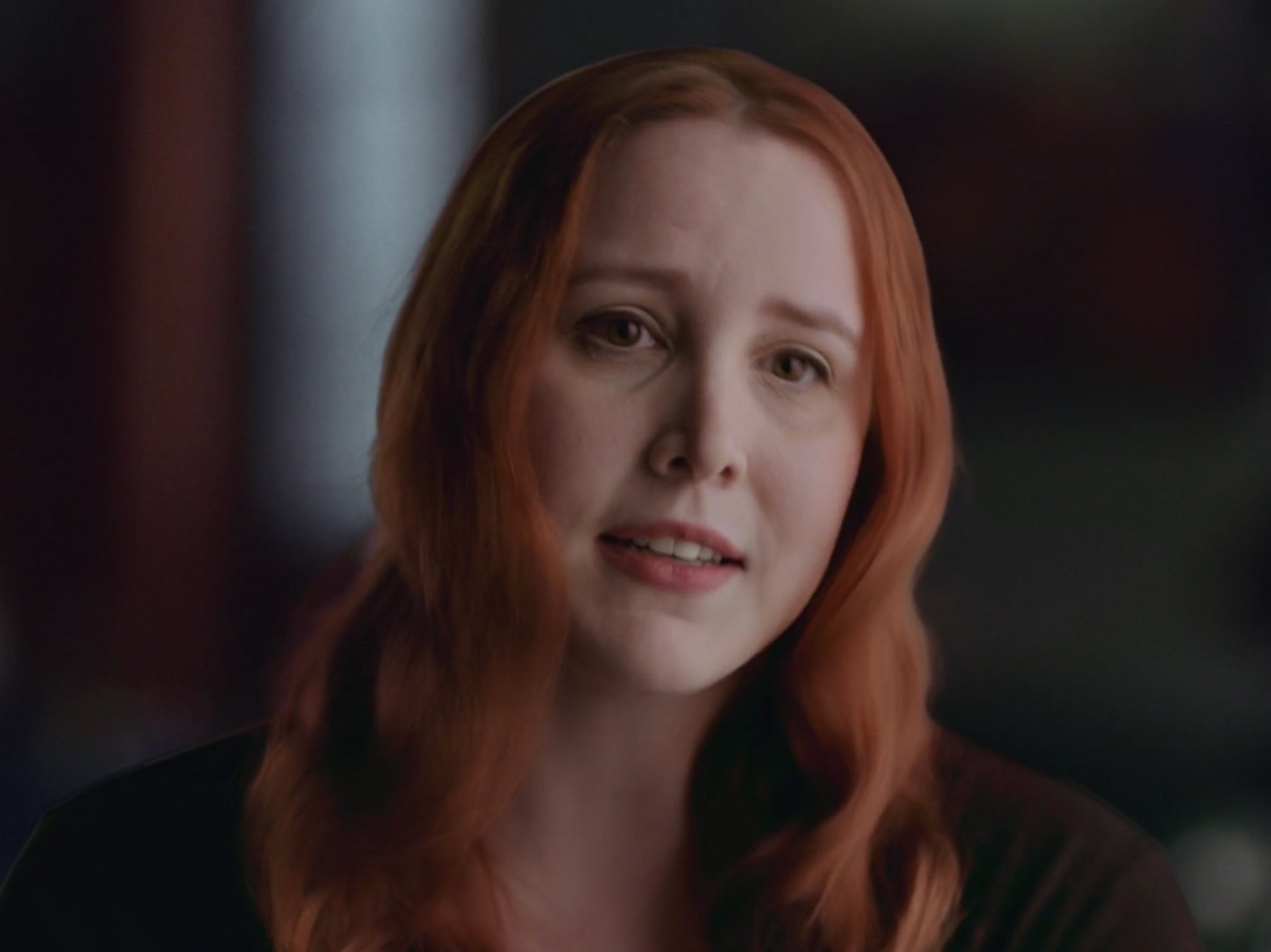 Dylan Farrow in HBO’s documentary Allen v Farrow