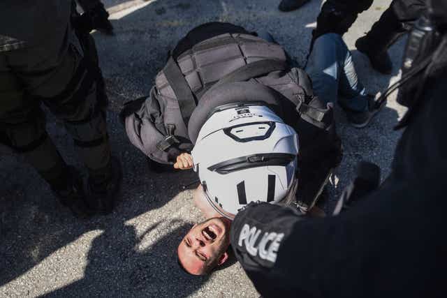 APTOPIX Greece Campus Protests
