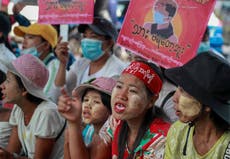 More Myanmar protests follow strike, foreign concerns