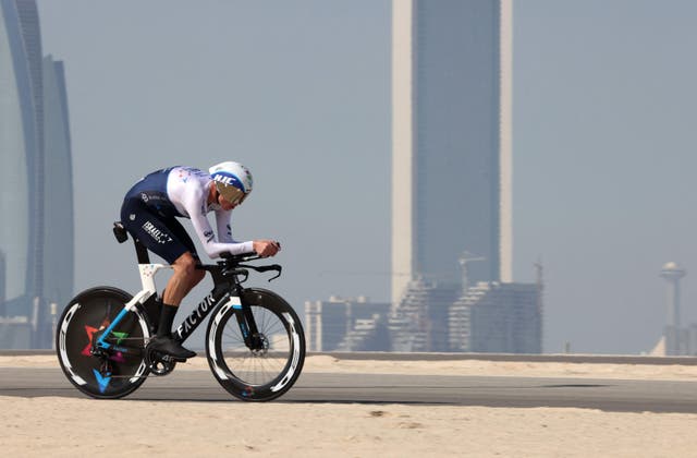 Chris FRoome is currently at the UAE Cycling Tour