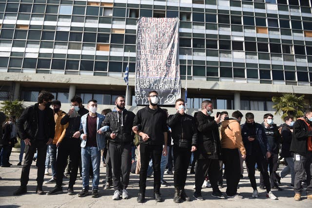 Greece Campus Protests