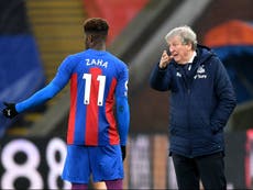 Crystal Palace desperate for Wilfried Zaha to return, Roy Hodgson admits