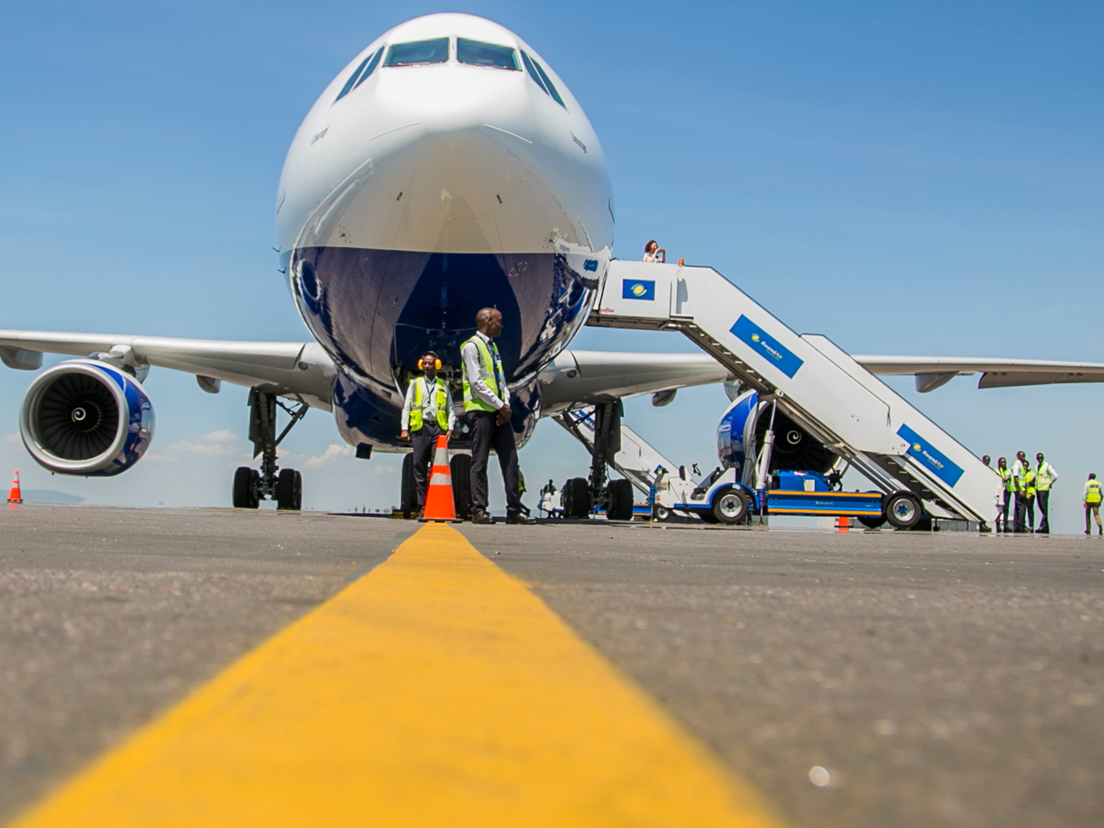 Africa first: RwandAir is trialling the Travel Pass on flights from Kigali (pictured) to Nairobi