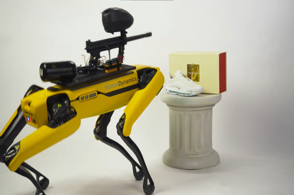 Boston Dynamics: Website lets you control a robot dog armed with a ...